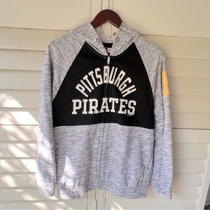 Pittsburgh Pirates New Era Women's
French Terry Space Dye Raglan Full-Zip